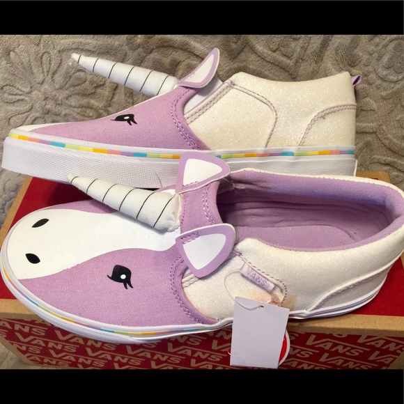 VANS ASHER UNICORN GLITTER SLIP ON - Picture 10 of 10